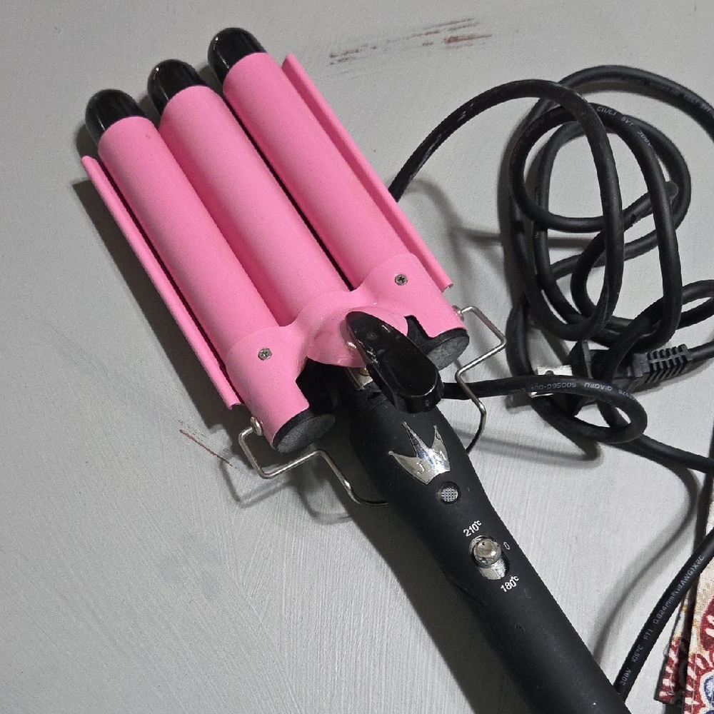 JM Collection Pink and Black Hair Styler